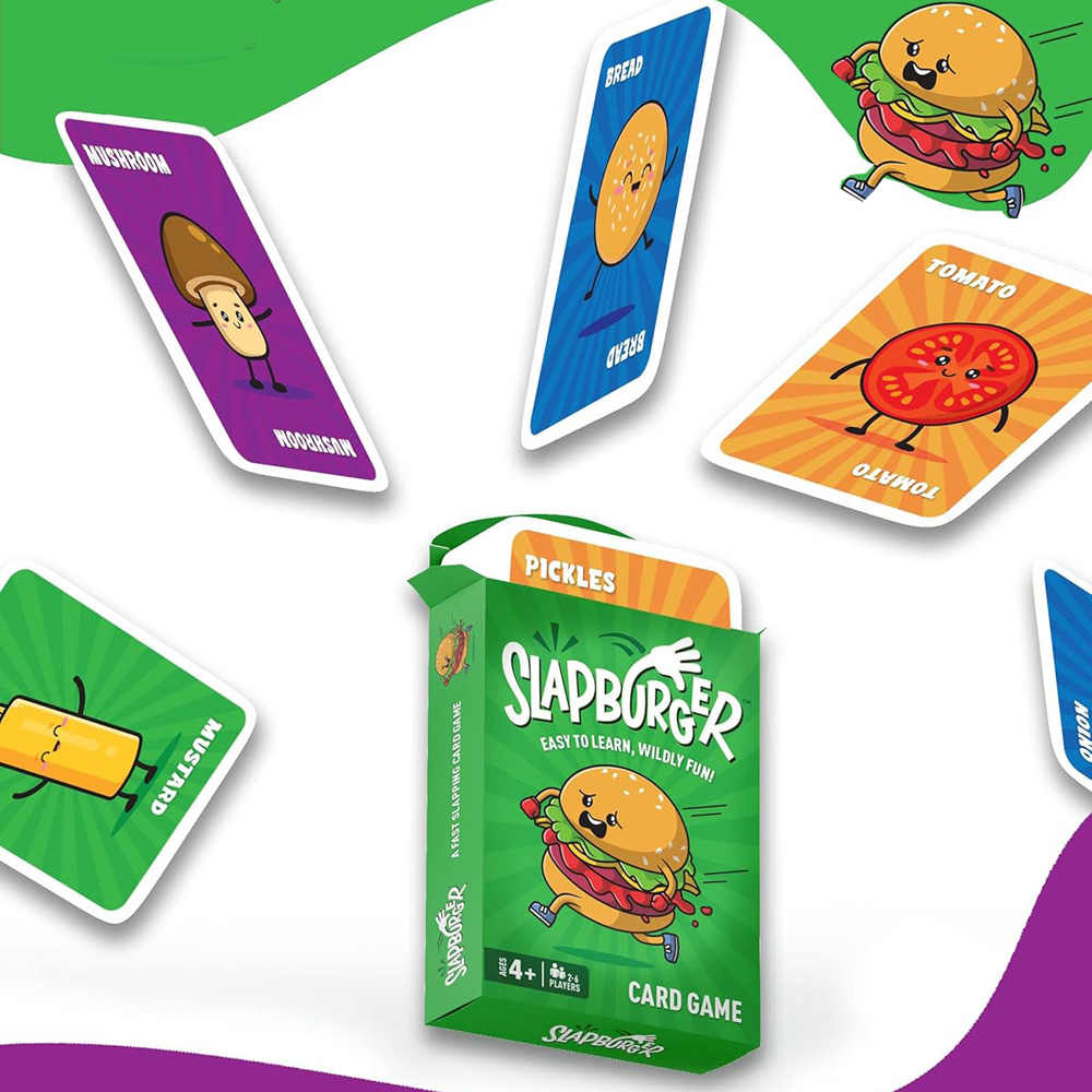 Play Friends Party Games - Permainan Kartu Slapburger - Permainan Pesta