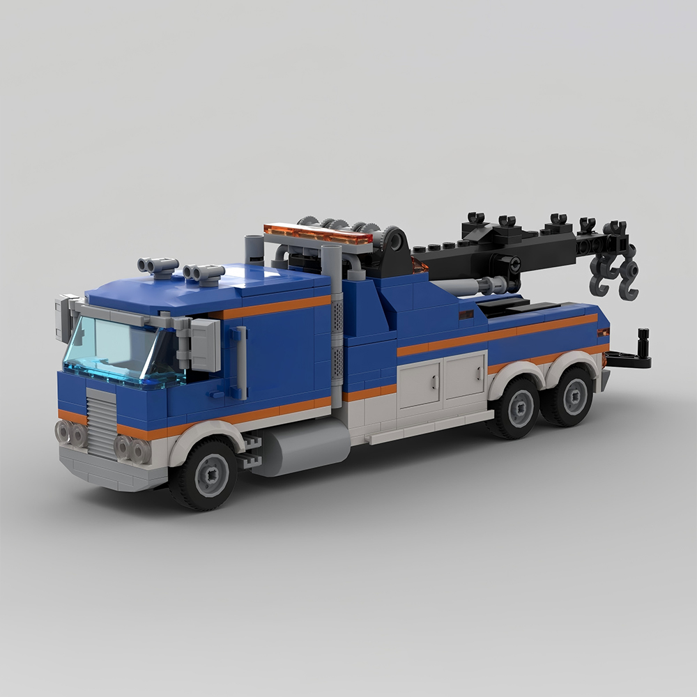 Lego Set Creator - Blok Bangunan Model Trailer Depan Taksi