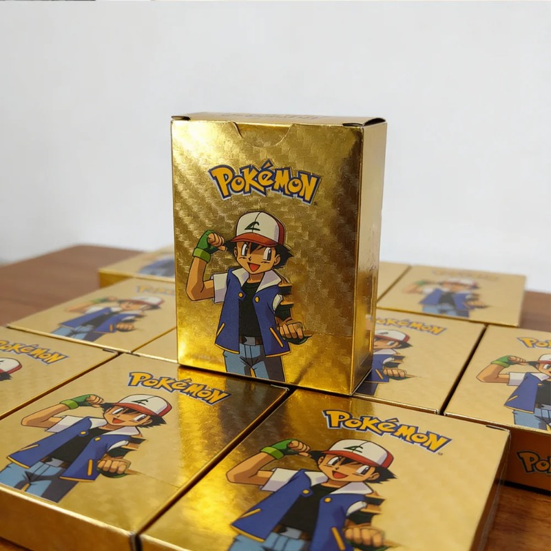 Party Games Board Game - 55PCS Kartu Pokemon Vmax GX Kotak