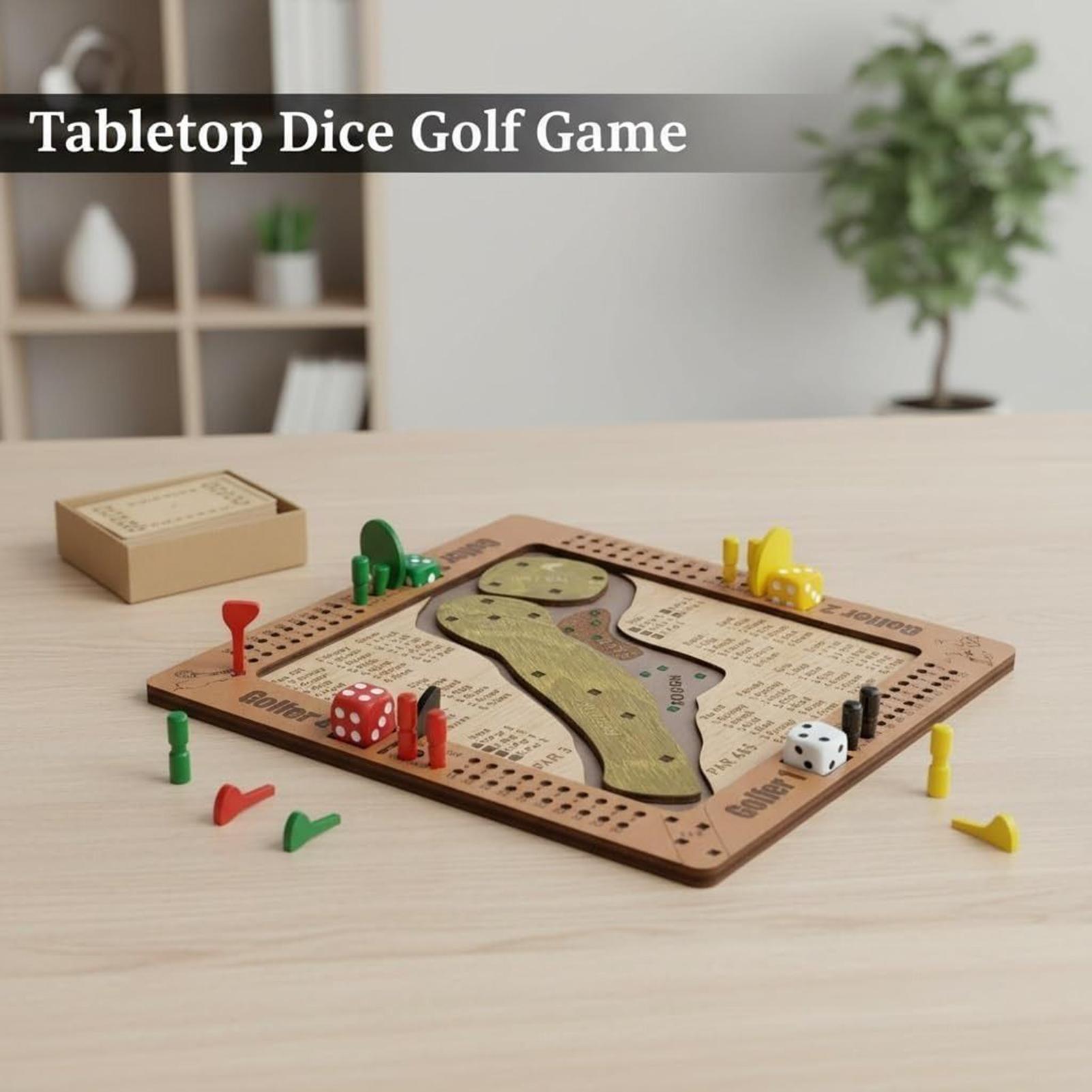 Permainan Dadu Golf Kayu, Main - Party Games Golf ulasan dan harga