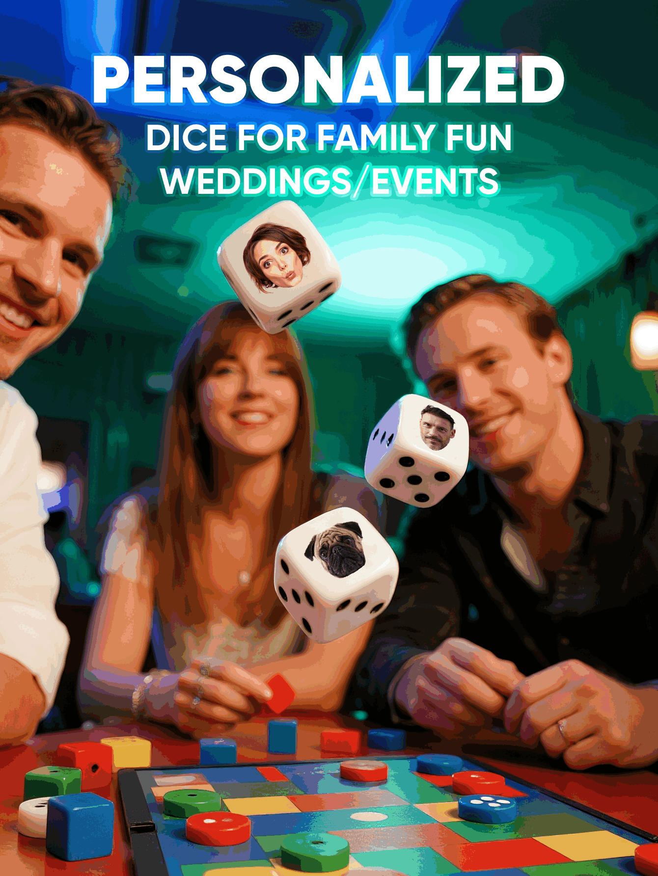Dadu Wajah Kustom Dadu Wajah y - Party Games Easter For Family ulasan dan harga