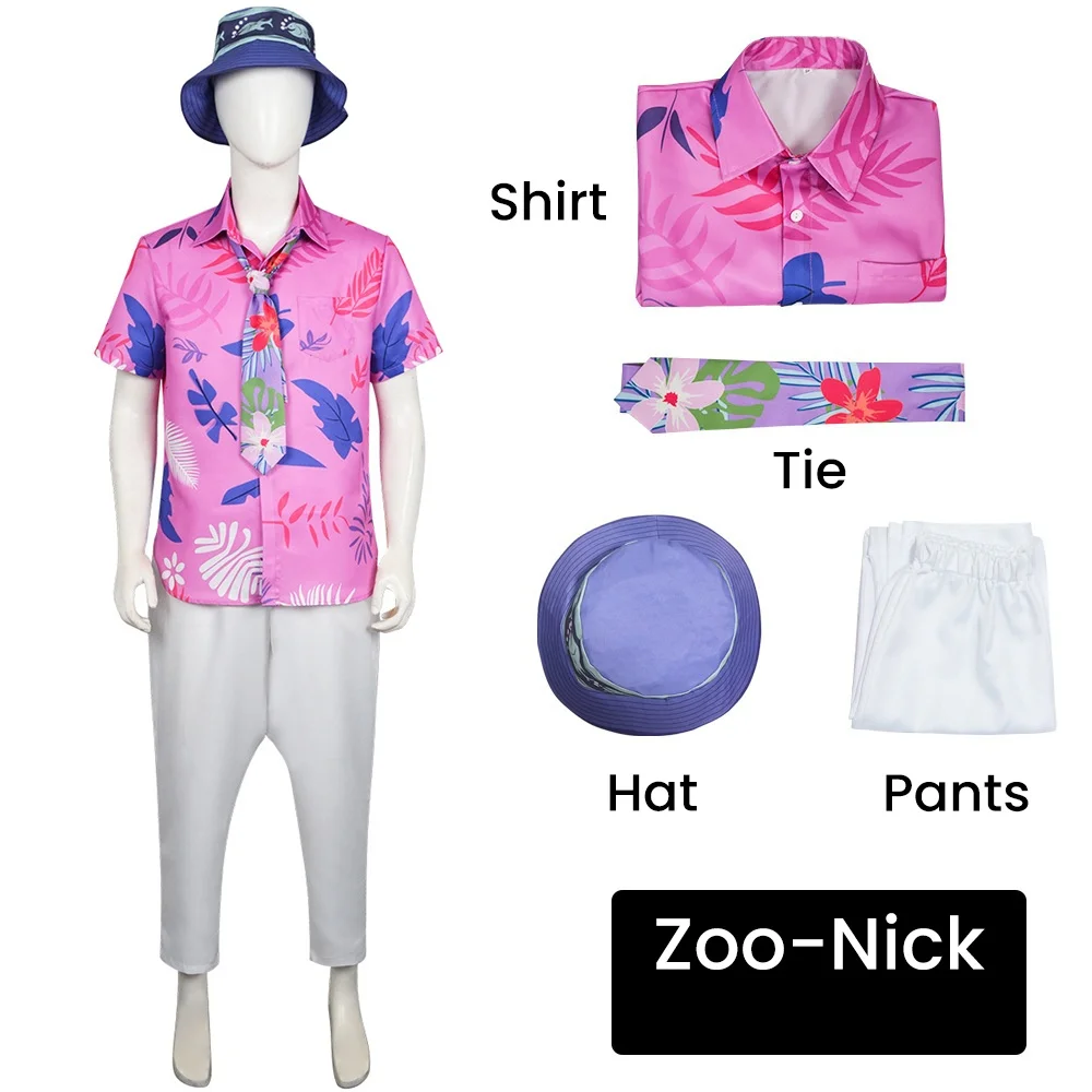 Kostum Cosplay Movie Zoo Nick  - Party Games Kids ulasan dan harga