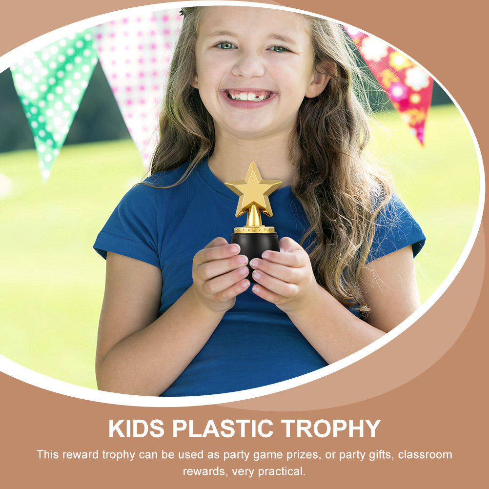 5 Buah Piala Bintang Plastik u - Party Games Kids ulasan dan harga