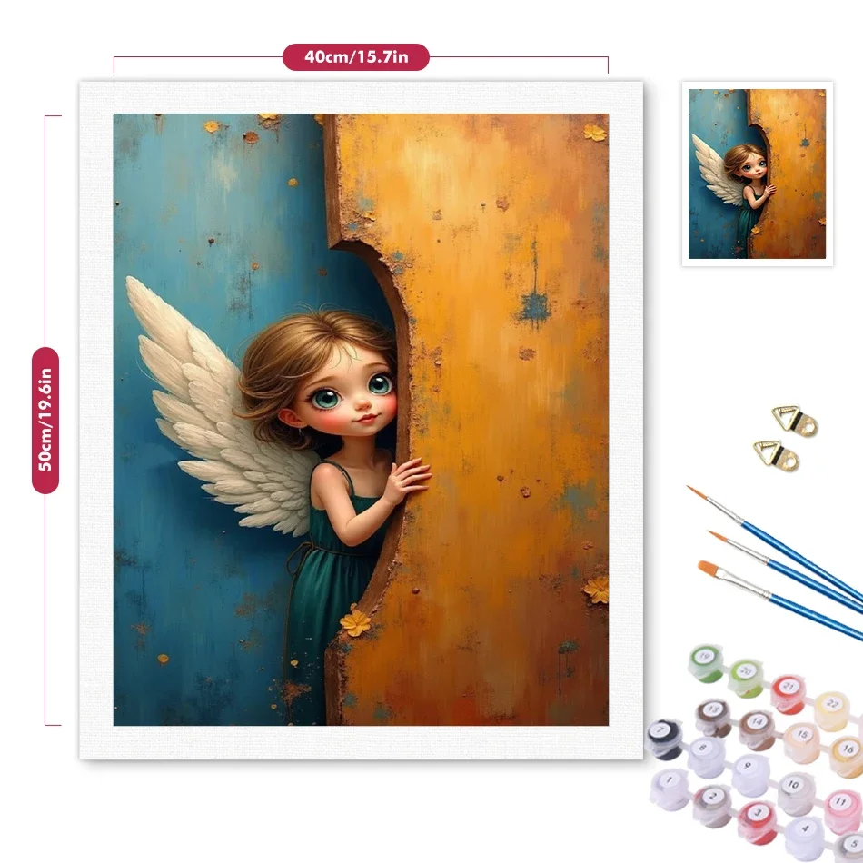 Lukisan Minyak Digital DIY Ana - Play Friends Party Games ulasan dan harga
