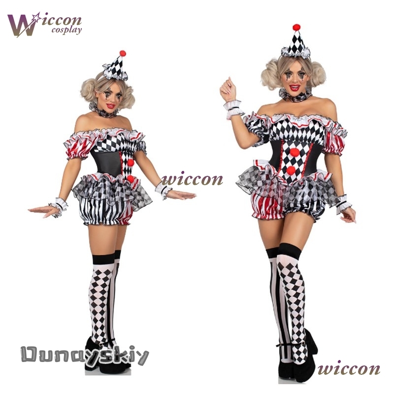 Kostum Cosplay Badut Wanita Pa - Party Games Free Online ulasan dan harga