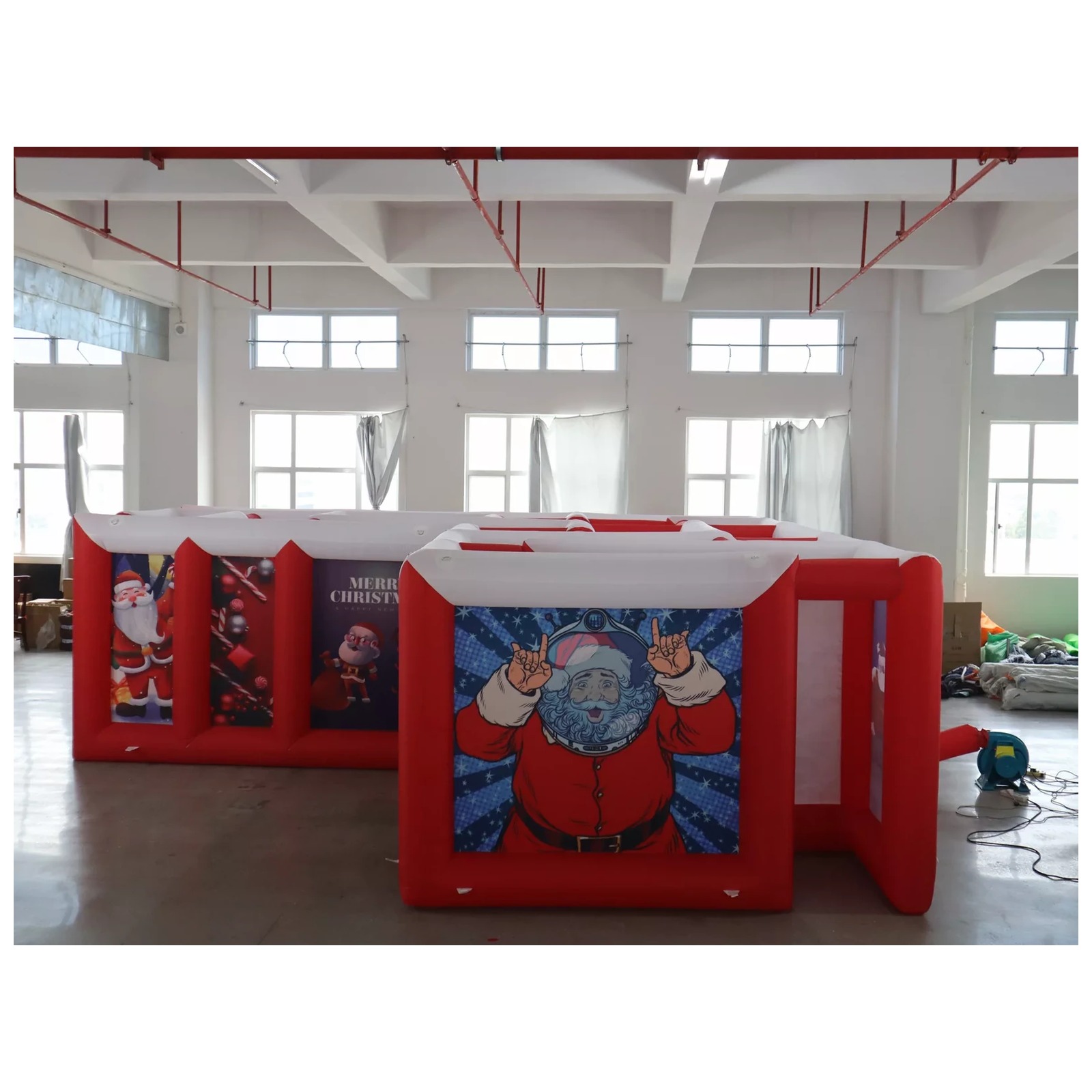 Labirin Tiup Atap Datar Merah  - Party Games Kids ulasan dan harga