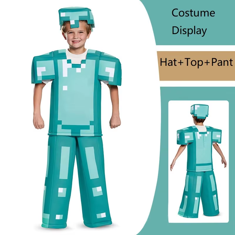 Kostum Cosplay Steve Karakter  - Party Games Kids ulasan dan harga