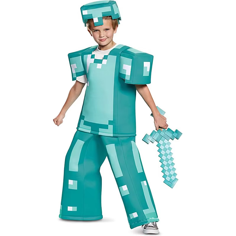 Kostum Cosplay Steve Karakter  - Party Games Kids ulasan dan harga